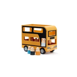 Dobbeltdækkerbus i træ Legetøjsbiler