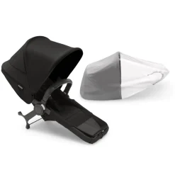 Sale Donkey 5 duo extension complete - midnight black Tilkøb Til Søskendevogne