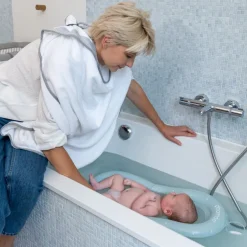 New Uppblåsbar Badmadrass Mint Badekar, Stativer & Badestole