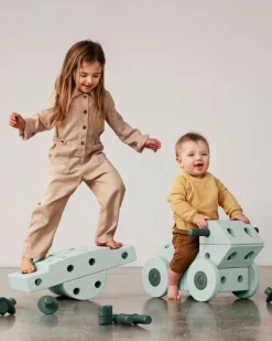 Dreamer Set Ocean Mint / Forest Green Store Byggesæt|Tumlemøbler