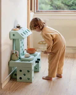 Dreamer Set Ocean Mint / Forest Green Store Byggesæt|Tumlemøbler