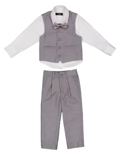 Drengesæt - GRÅ Juletøj|Festtøj & Tilbehør