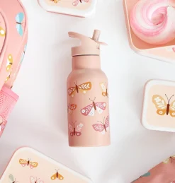 Hot Drikkedunk stål Butterflies Madkasser & Drikkedunke