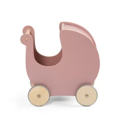 Clearance Dukkevogn i træ - blossom pink Dukkevogne & Senge