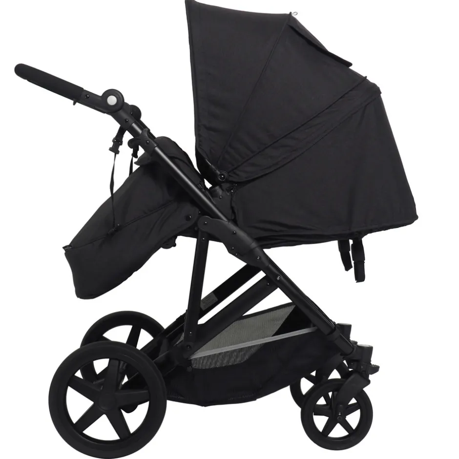 Discount Duo Twin klapvogn Antracit Søskende/Tvillingevogne