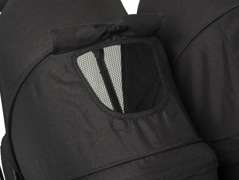 Discount Duo Twin klapvogn Antracit Søskende/Tvillingevogne