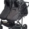 Sale Duo Twin regnslag SMALL 70-80 cm. sort Tilkøb Til Søskendevogne