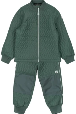 New Duvet Fleece Sæt - Balsam green Termotøj