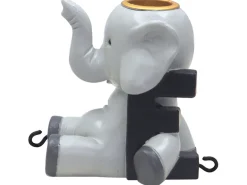 Discount E bogstav med elefant til navnetog Børn Fødselsdagstoge