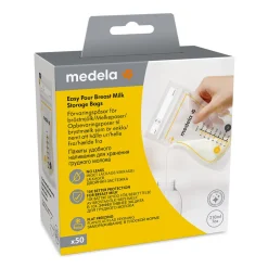 Easy Pour opbevaringsposer til brystmælk, 50 stk Madopbevaring|Brystpumper