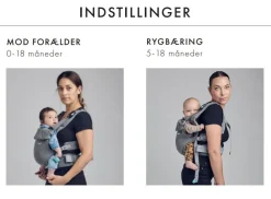 Outlet Easy Soft Bæresele - Mercury Grey (jersey) Bæreseler & Vikler