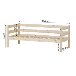 Sale ECO Comfort Juniorseng med madras 70x160 cm. - Natur Børn Juniorsenge