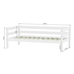 Clearance ECO Comfort Juniorseng med madras - 70x160 cm. - hvid Børn Pakkeløsninger|Juniorsenge