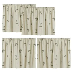 Best ECO Dream Halvhøj seng (delbar) hvid 70x160, med forhæng grøn Børn Pakkeløsninger|Juniorsenge