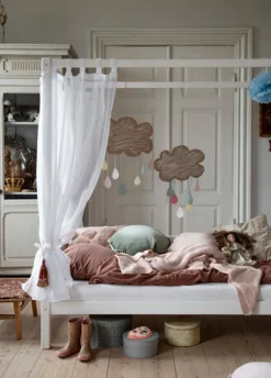 Online ECO Dream Himmelseng med madras 70x160 cm. - hvid Børn Juniorsenge