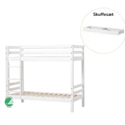 Sale ECO Dream køjeseng hvid, med skuffesæt Børn Pakkeløsninger|Juniorsenge