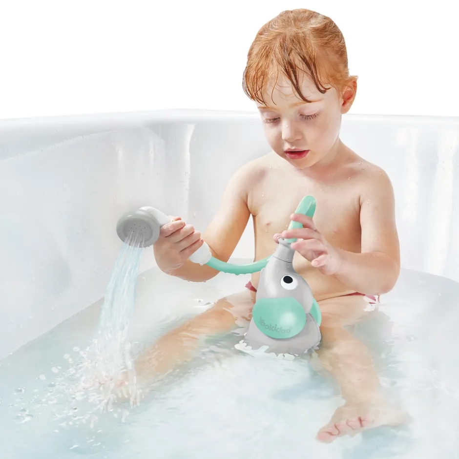 Online Elephant Baby Shower - Mint Badelegetøj