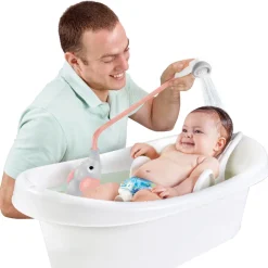 New Elephant Baby Shower - Rosa Badelegetøj