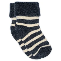 Clearance Elis baby strømper - Dark Denim Melange Uldstrømper & Uldstrømpebukser|Strømper