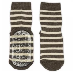 Discount Elis strømper anti-slip - Brown Melange Skridsikre Strømper|Uldstrømper & Uldstrømpebukser