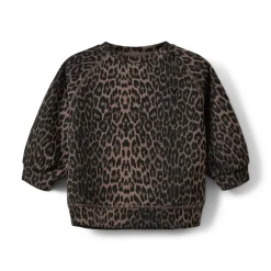 Discount Elis Sweatshirt - Leopard AOP Cardigans, Veste & Trøjer