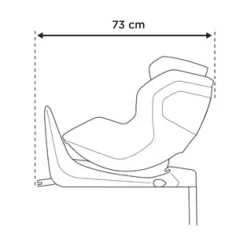 Discount Elm rearward facing - Mid Blue Autostole 61-105 Cm (3 Mdr.-4 År)