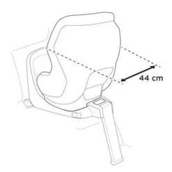 Discount Elm rearward facing - Mid Blue Autostole 61-105 Cm (3 Mdr.-4 År)