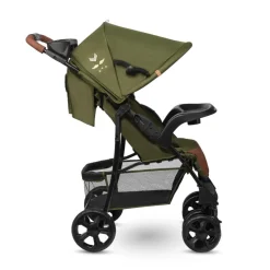 Online Emma Plus klapvogn - green forest Klapvogne Med Flade Sæder