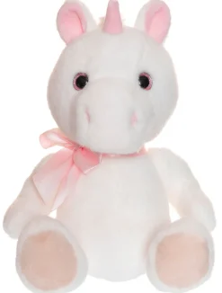 Clearance Enhjørningen Elsie, plysdyr hvid, 20 cm Bamser