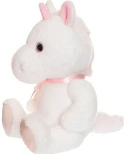 Clearance Enhjørningen Elsie, plysdyr hvid, 20 cm Bamser