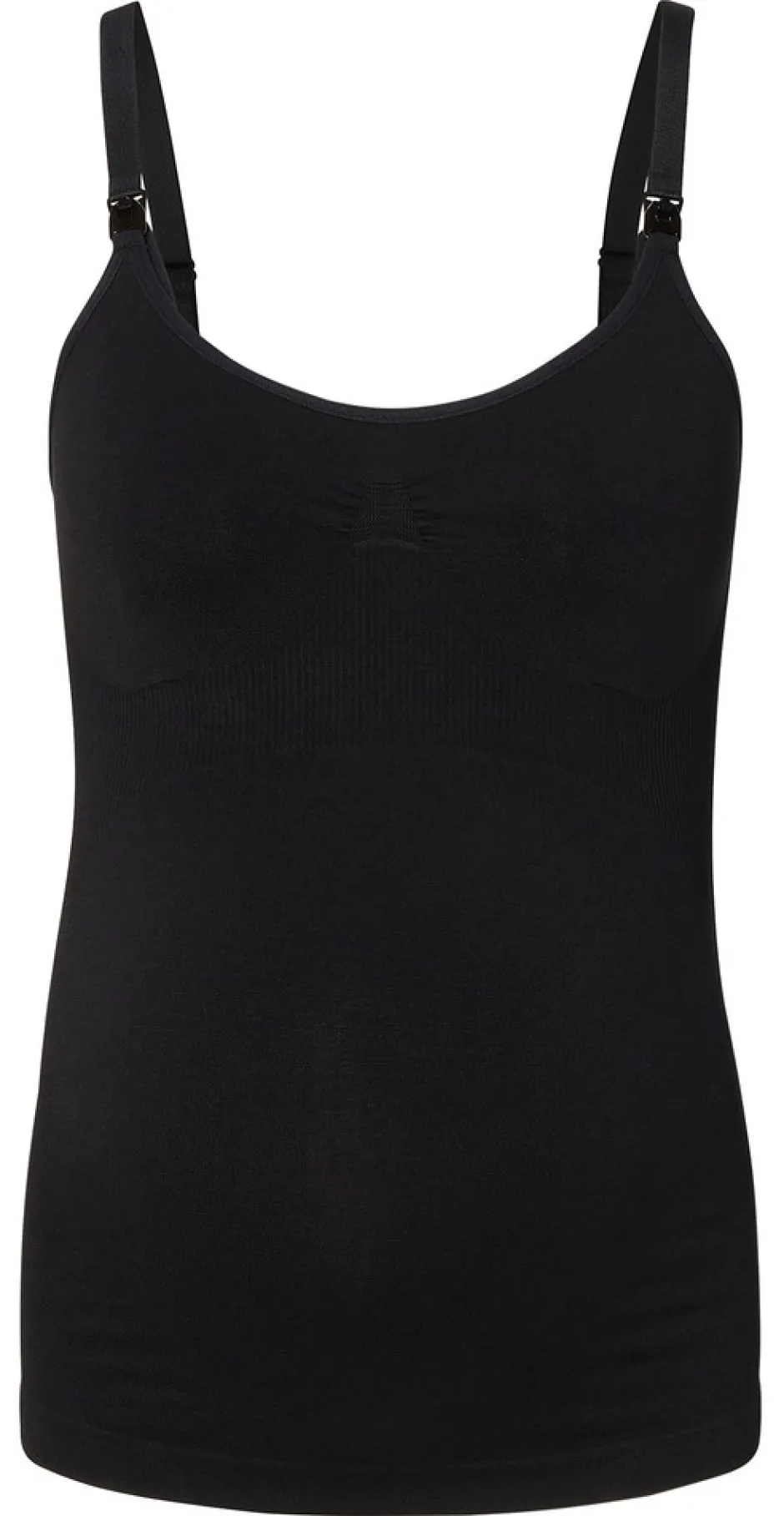 Discount Evi Sømløs Ammetop - Black Amme Bh'Er