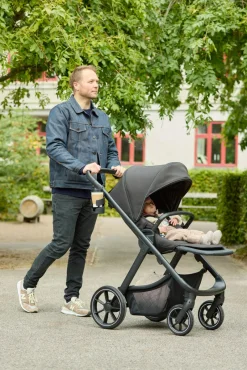 Hot Evoke Klapvogn - sort Klapvogne Med Flade Sæder