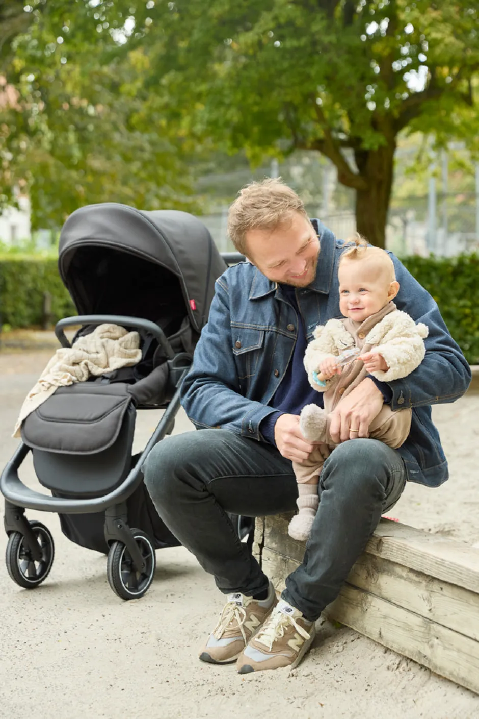 Hot Evoke Klapvogn - sort Klapvogne Med Flade Sæder