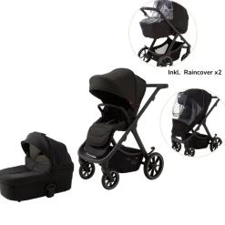 Sale Evoke Kombivogn inkl. regnslag - sort Kombivognspakker