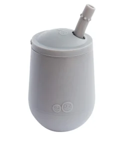 Mini Kop med sugerør - grå Service