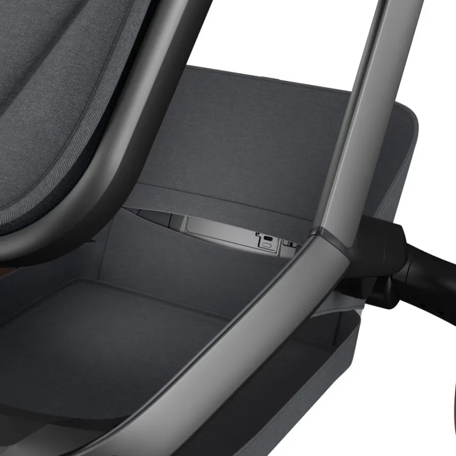 Outlet Fame - Twillic graphite Klapvogne Med Flade Sæder