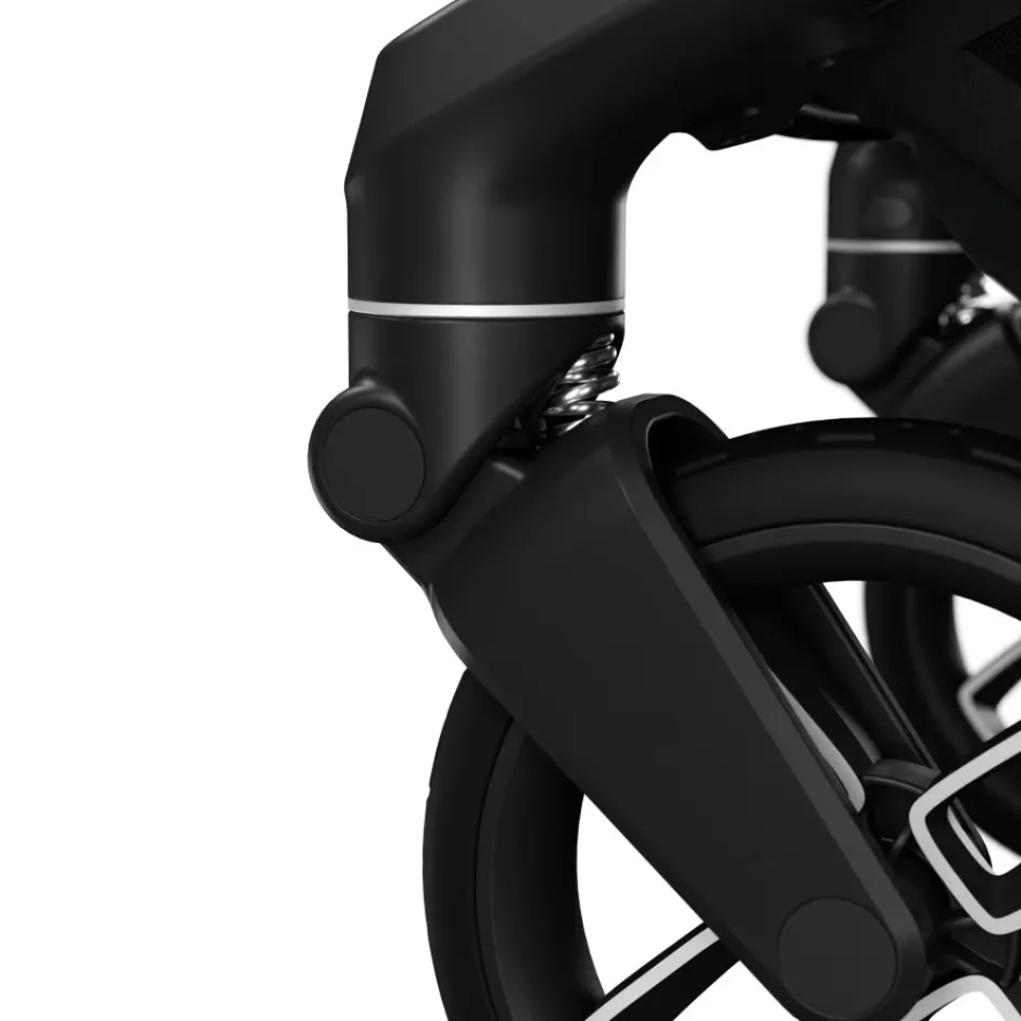 Outlet Fame kombivogn - Twillic Black Kombivogne Med Flade Sæder