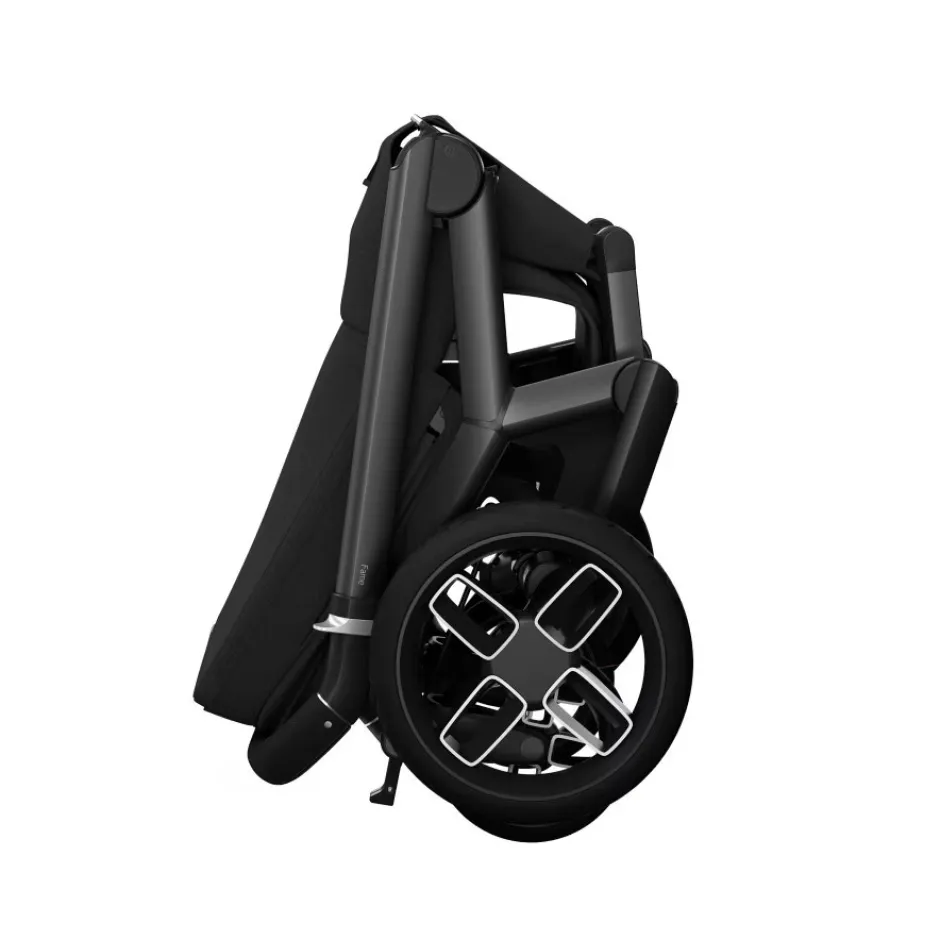 Outlet Fame kombivogn - Twillic Black Kombivogne Med Flade Sæder