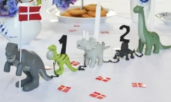 Fødselsdagstog, dinosaur m. 11 tal Børn Fødselsdagstoge