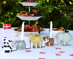 Best Fødselsdagstog, Zoo dyr m. 11 tal Børn Fødselsdagstoge