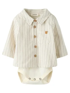 Clearance Felixo Langærmet Bodyskjorte - Turtledove Juletøj|Skjorter