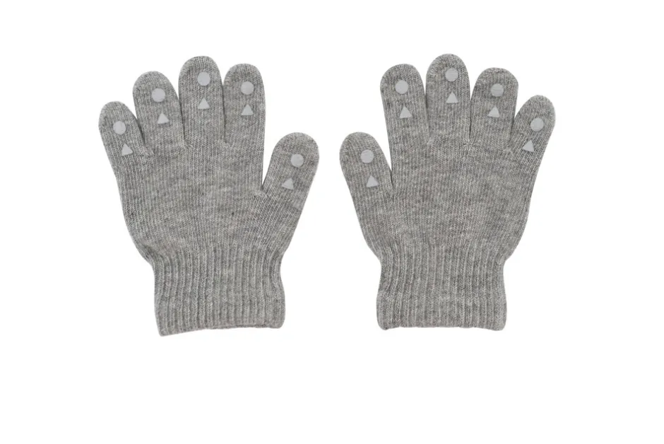 Hot Fingervanter - GREY MELAN Luffer & Vanter