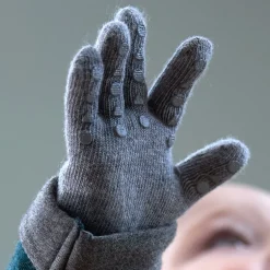 Hot Fingervanter - GREY MELAN Luffer & Vanter