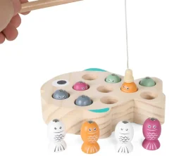 Best Fiskespil i træ m. magnet Fiskespil