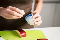 New FLAVORILLO 2 i 1 frugtsut og bidering - blå Foodfeeder Og Frugtsut