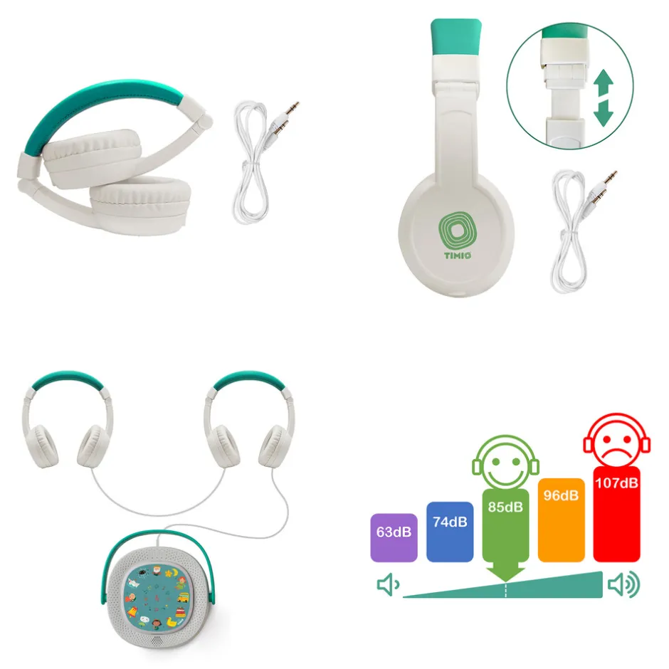 New Foldbare Hovedtelefoner Musiklegetøj