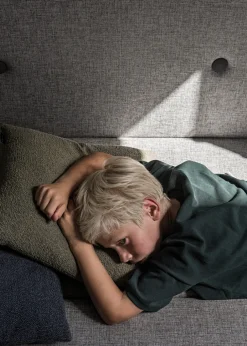 Hot Foldemadras - 3 fold, lysegrå/mørkegrå knap Børn Tumlemøbler