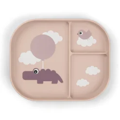 Discount Foodie inddelt tallerken Happy clouds Pudder Service