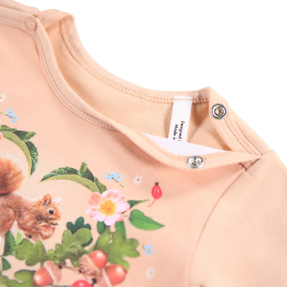 Discount Foss Body - Squirrel heart Bodystocking Langærmet