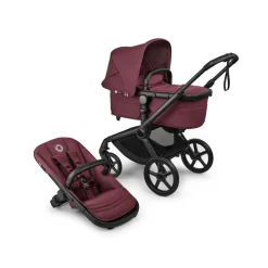 Outlet Fox 5 Renew complete - black/dark cherry Kombivogne Med Ergonomiske Sæder